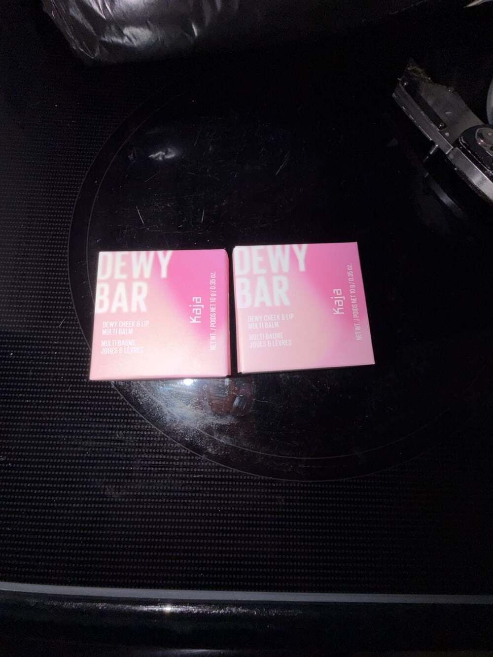 Kaja Dewy Bar Cheek & Lip Multi Balm Set of 2: Peach Cobbler & Berry Sparkler